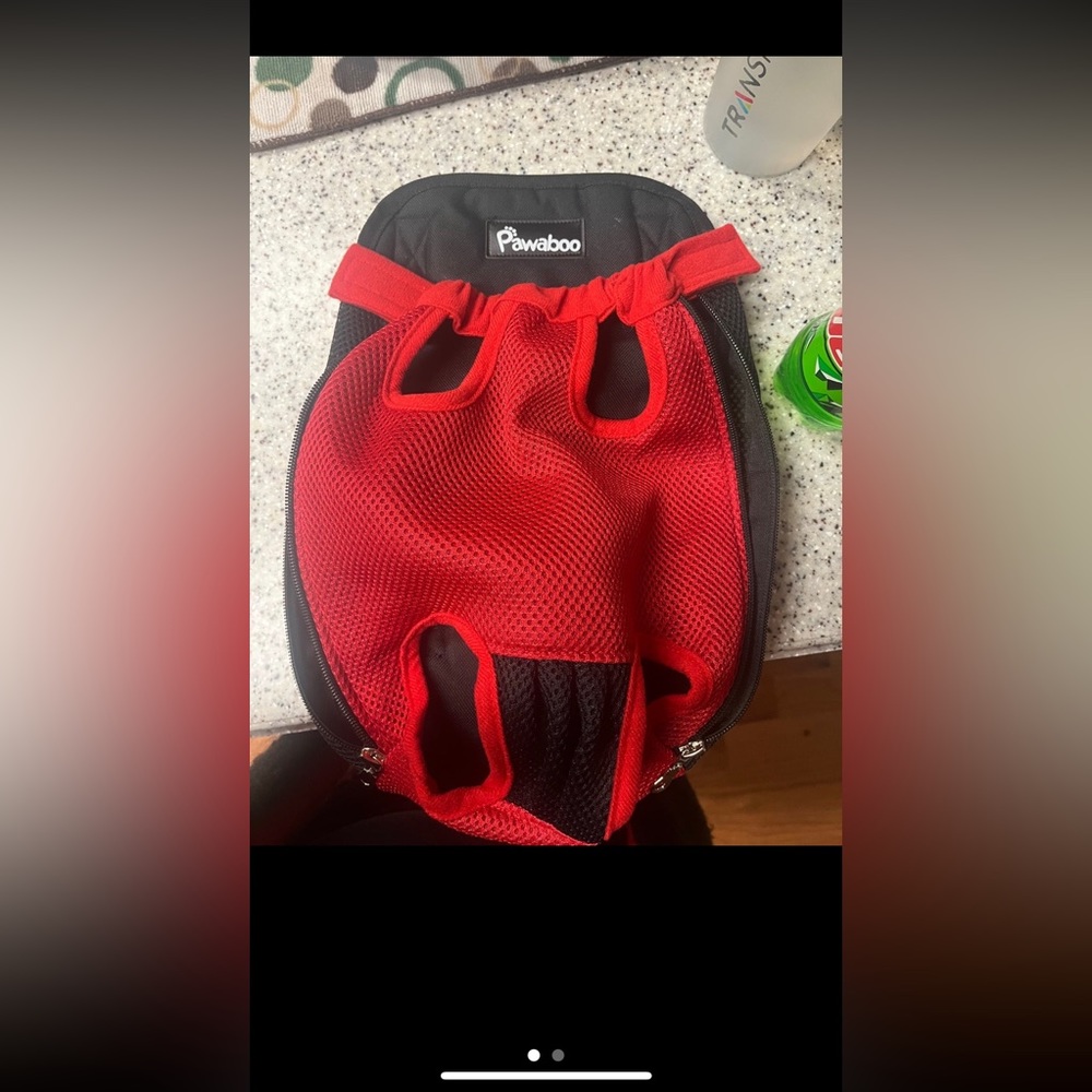 Pawaboo Pet Carrier Backpack, Adjustable Pet Front Cat Dog Carrier Backpack